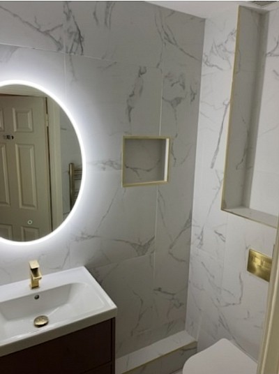 Recently finished en-suite Clonsilla
